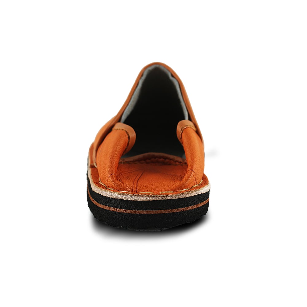 Babouche mule Orange