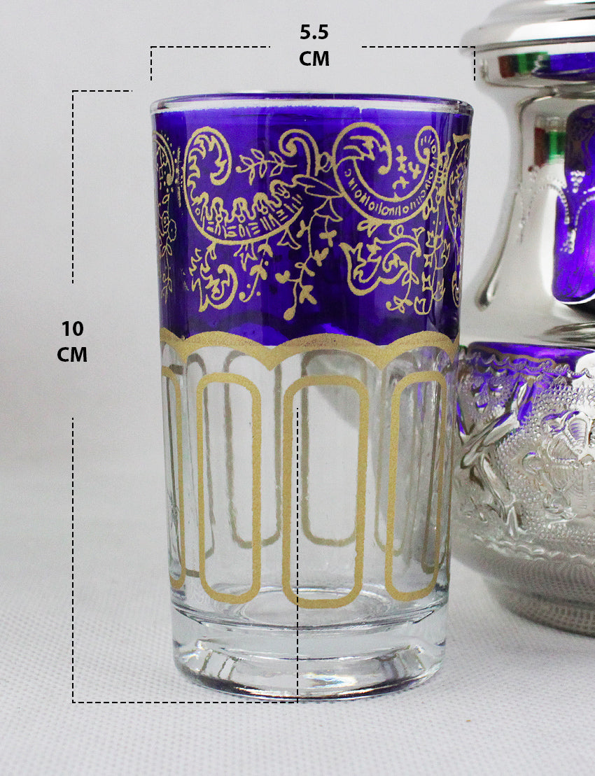 Lot de 6 Verres à thé Crystal