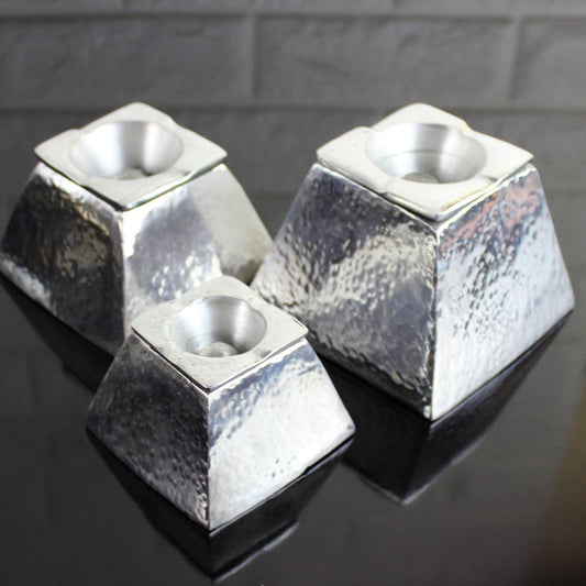 Lot de 3 Cendriers Marocains pyramide