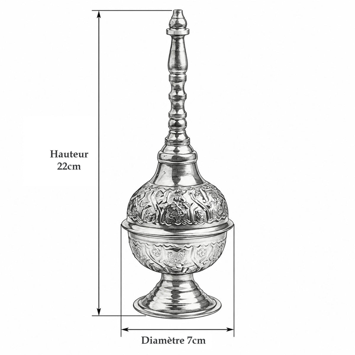 Aspersoir Parfum Marocain traditionnel
