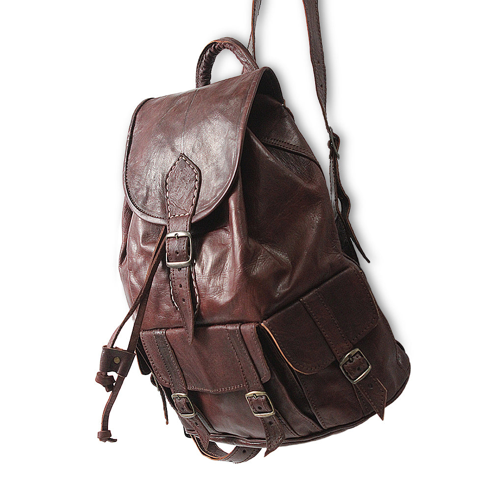 Sac à dos cuir vintage
