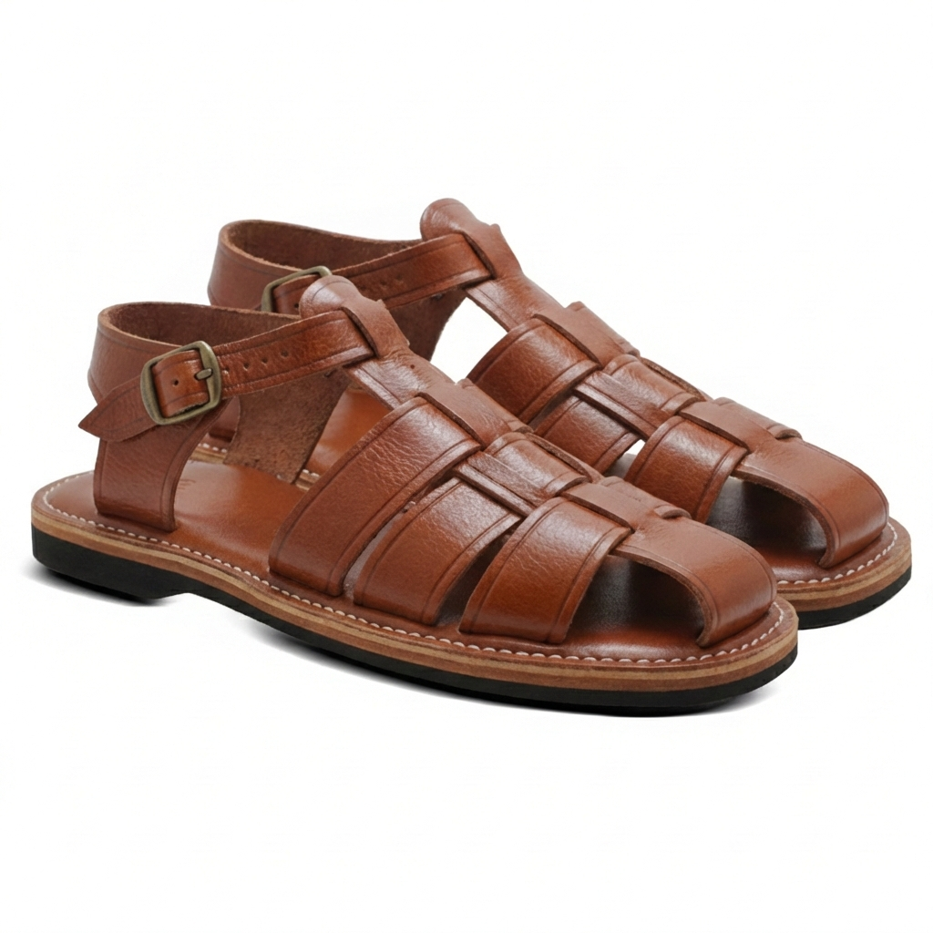 Sandale Quemado Marron Cognac