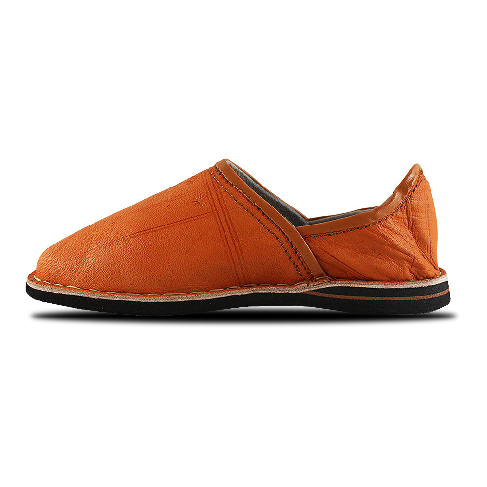 Babouche mule Orange