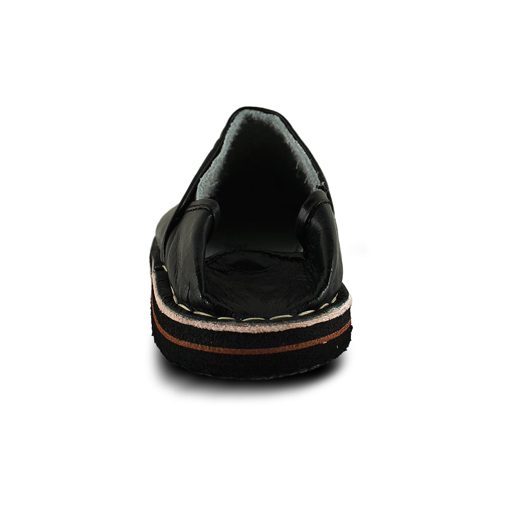 Babouche Berbère mule Noir homme