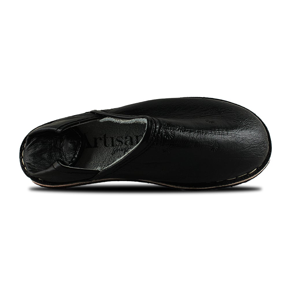 Babouche Berbère mule Noir homme