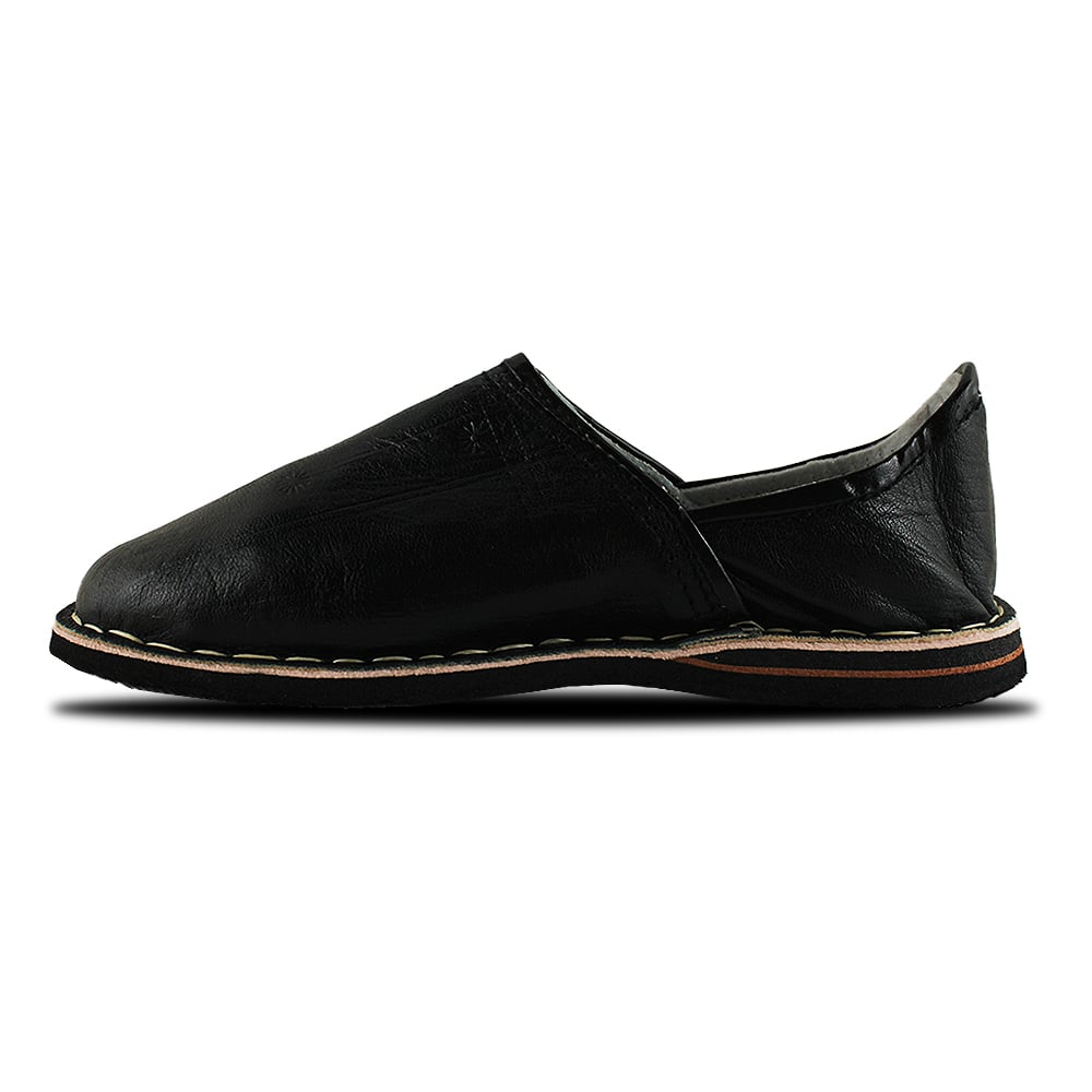 Babouche Berbère mule Noir homme