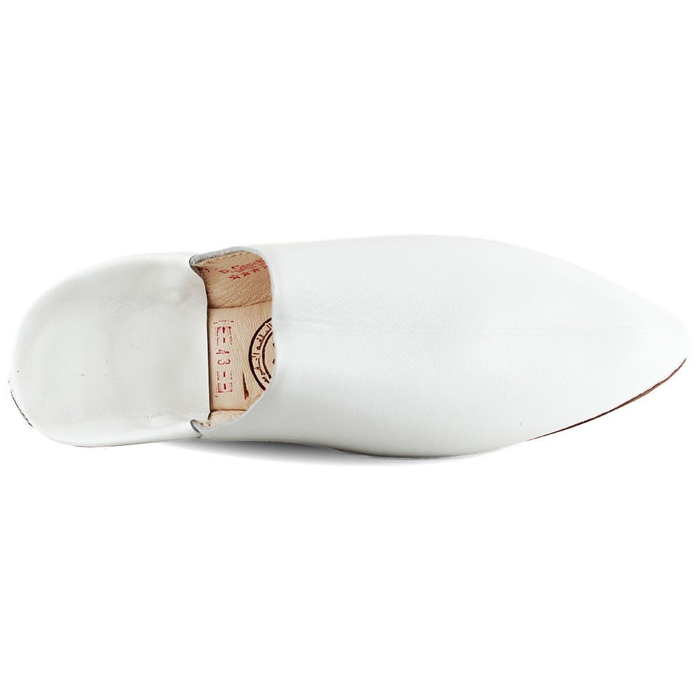 Babouche Royale Blanche