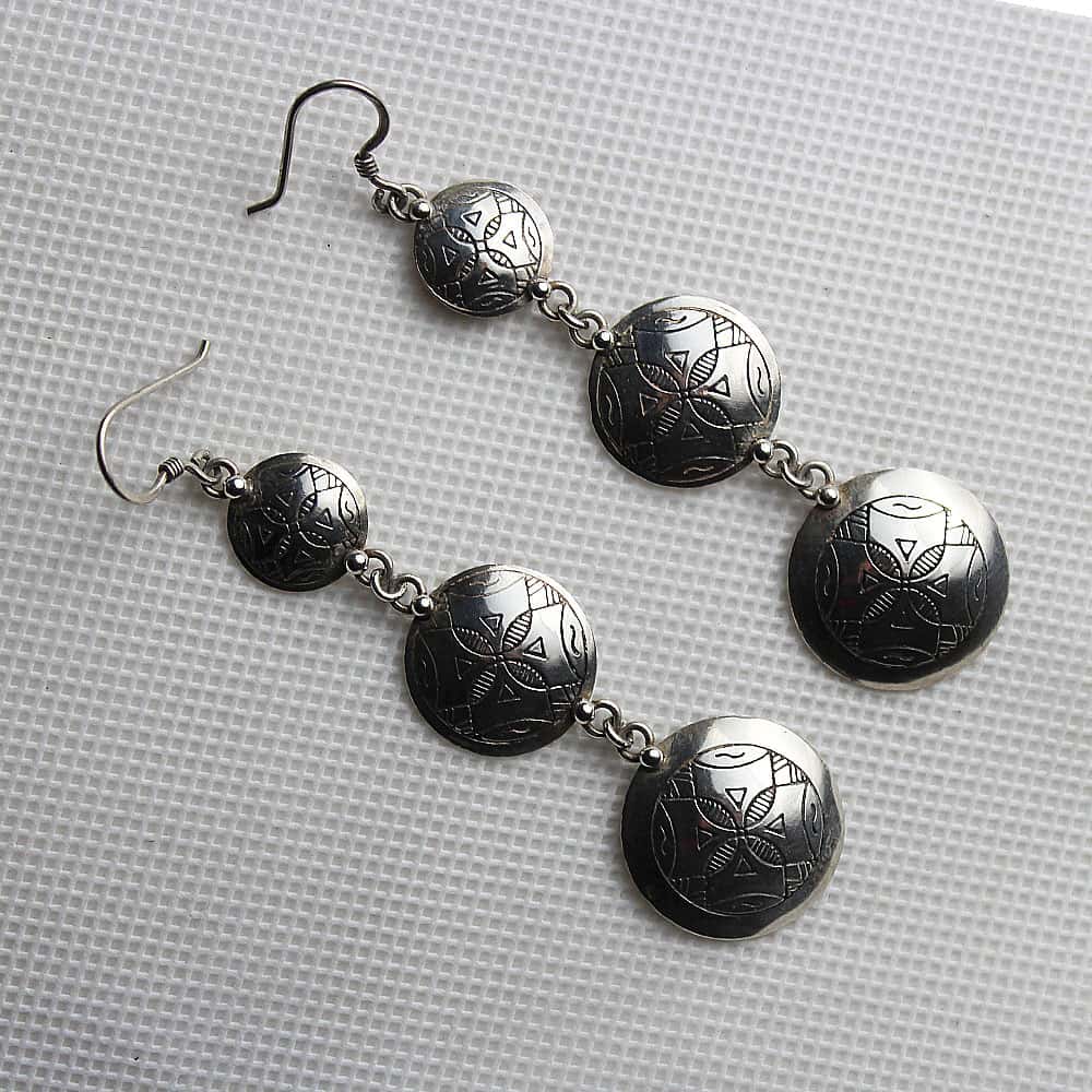 Boucles berbères argent 800 Tiziri