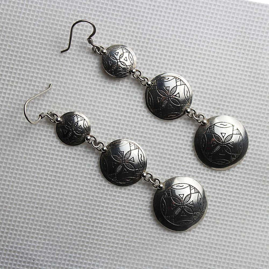 Boucles berbères argent 800 Tiziri