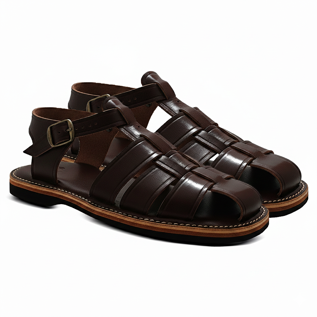 Sandale Quemado Marron Chocolat