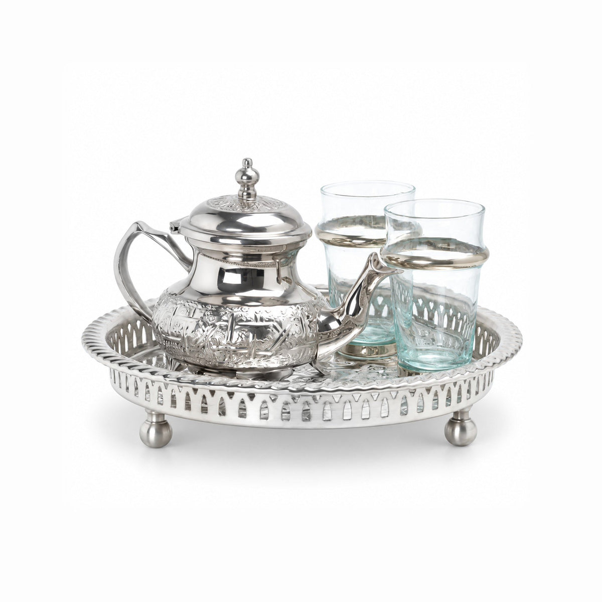 Silver Riad tea set