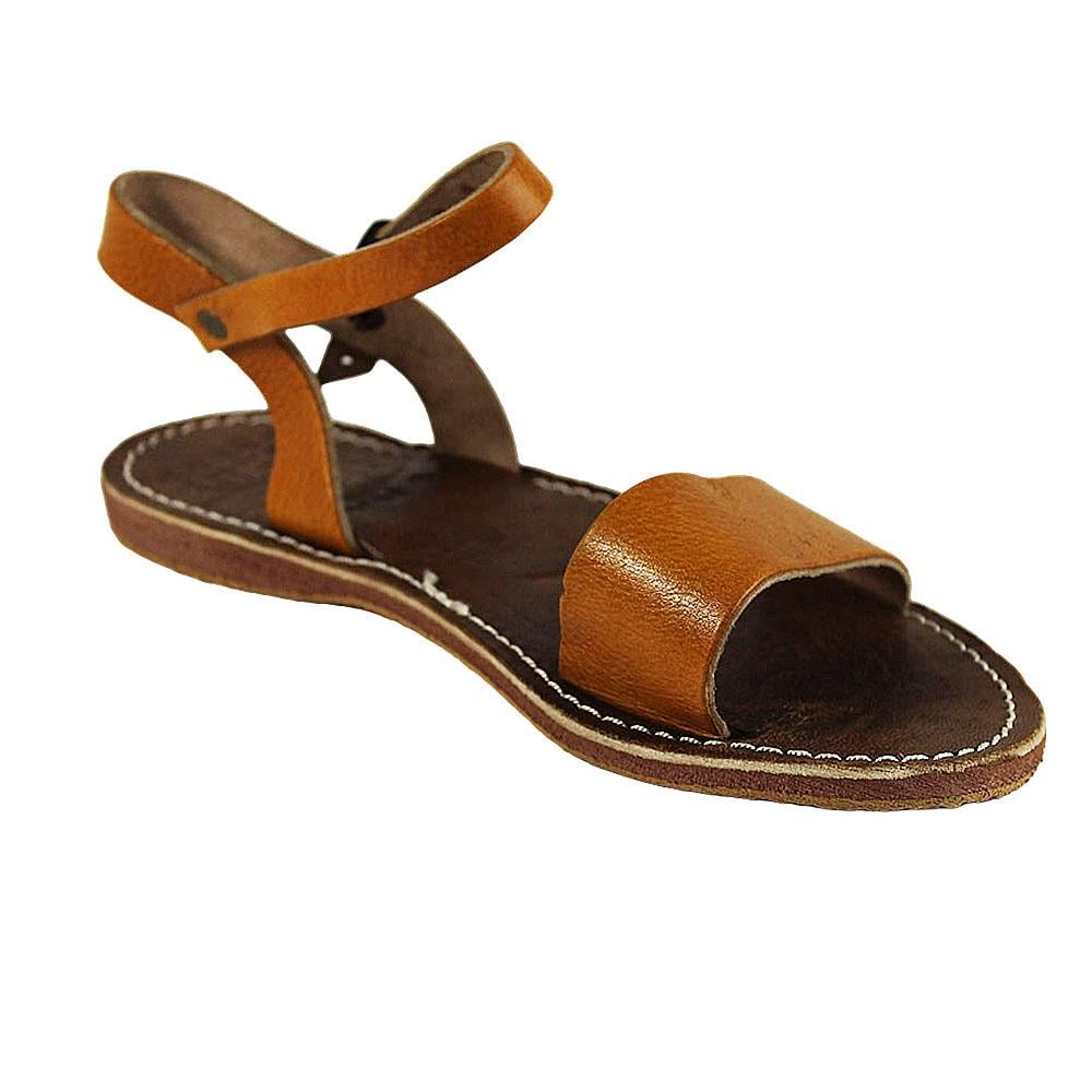 Sandale minimalistes en cuir