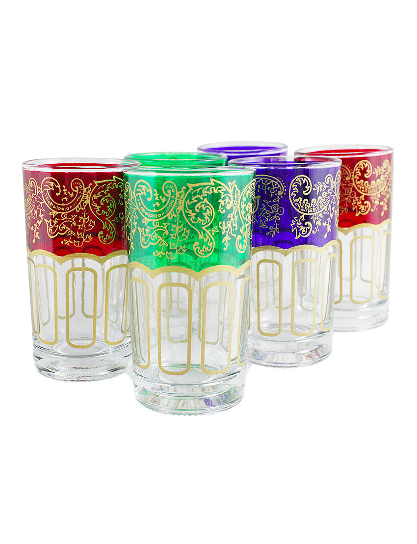 Lot de 6 Verres à thé Crystal